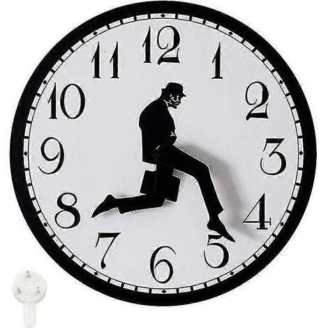 Horloge Marche, Horloge Murale Marche Rigolote, Une Horloge Murale Originale pour Chambre Cuisine Salon, Novel[HsSs] (1/5)