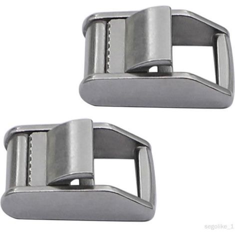 Boucles coulissantes de verrouillage, 2 pièces, boucle de dégagement de sangle robuste, attaches à boucle en métal 38mm (1/4)