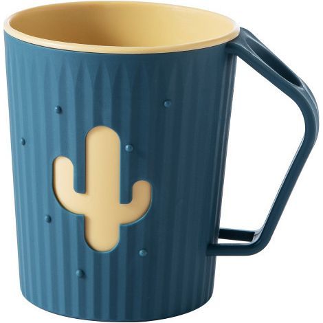 Soporte para cepillos de dientes con ranura para cepillo, diseño creativo, vaso de plástico para almacenamiento en el baño (1/5)