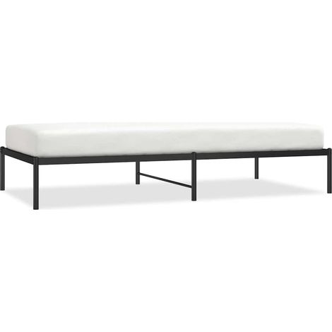 Maison Exclusive - Bettgestell Metall Schwarz 100x200 cm