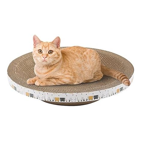 pezzi Raschietto per gatti, Tiragraffi ovale circolare, Protezione per mobili, Divano, Cuccia per gatti, Raschietto per divani, Raschietto per divani, Giocattoli per l'addestramento (40 cm) (1/5)