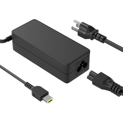 65W Chargeur Slim Tip Compatible avec Lenovo G50 B41 G40 V110 V130 N20 ideapad 500 300 Yoga 2 Flex 3 ThinkPad T460 T460s T450 T470 T470s T450s T540p T440s E560 E470 X250 T570 Laptop (1/5)