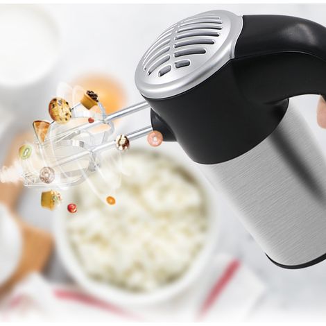 Batteur électrique domestique, mini-fouetteur à crème, fouet à œufs portatif, fouet à gâteaux, norme européenne 220 V (1/5)