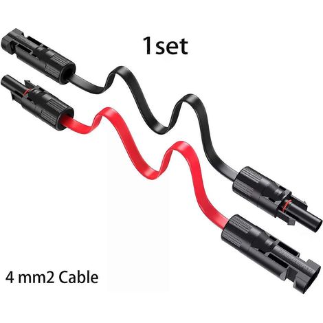 JMUYTOP 40/60 cm 12 AWG Flaches Solarkabel für Fenster und Balkone, geeignet für ecoflow/Anker (1/4)