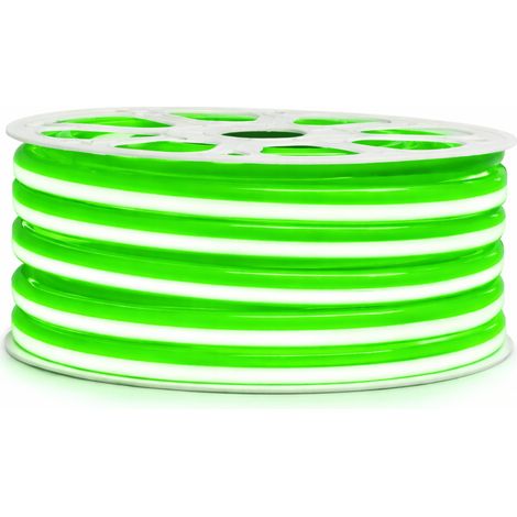 EPISTAR profesional 2835 120 LED/m "neón flexible" Cinta LED de 25 o 50 metros verde impermeable (IP68)  Longitud: 50 metros
