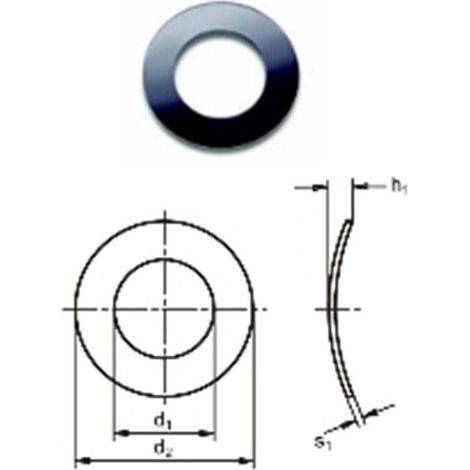 MIKALOR arandela muelle din 137a mikalor 7,4mm , 0CIENTOS