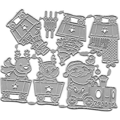 Weihnachtsauto-Metallstanzschablone DIY Scrapbooking Album Stempel Papierkarte