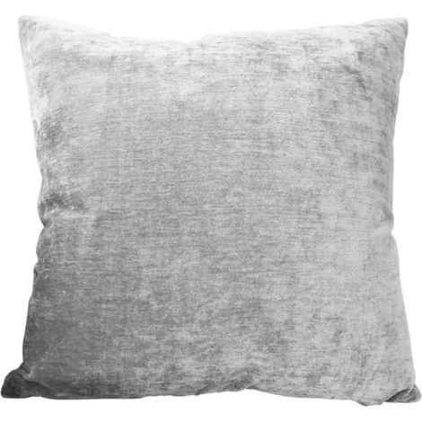 Coussin velours 40 x 40 cm Gris clair Velvet