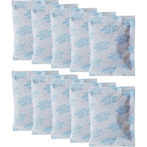 Sachets déshydratants compatibles avec le gel de silice, absorbeurs d'humidité, 50 pièces (1/4)