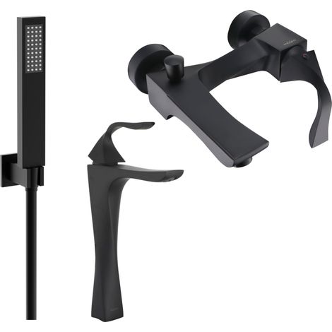 Mexen Estrella R02 set da bagno, nero - 72313R02-70 (1/5)