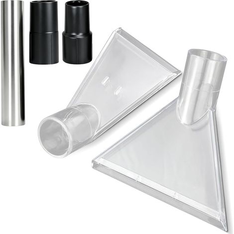 2 Pièces Embout Aspirateur, Aspirateur Buse, Suceur Aspirateur, Embout Aspirateur Voiture Brosse Aspirateur Embouts D'aspiration Transparents Adaptateur Embout Aspirateur (1/5)
