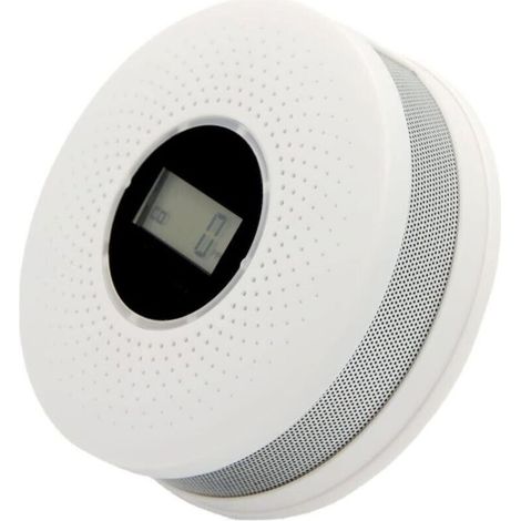 Carbon monoxide, smoke and fire detector, photoelectric sensor, integrated security alarm and high-sensitivity CO detector (1/5)