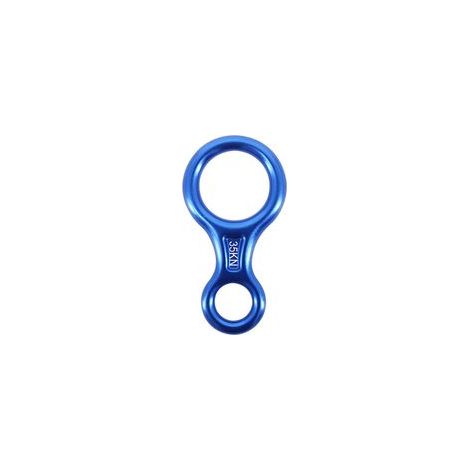 35kN rappel huit(Bleu), dispositif de rappel escalade 8 Descendeur pour diamètre de corde 8-13 mm (1/5)