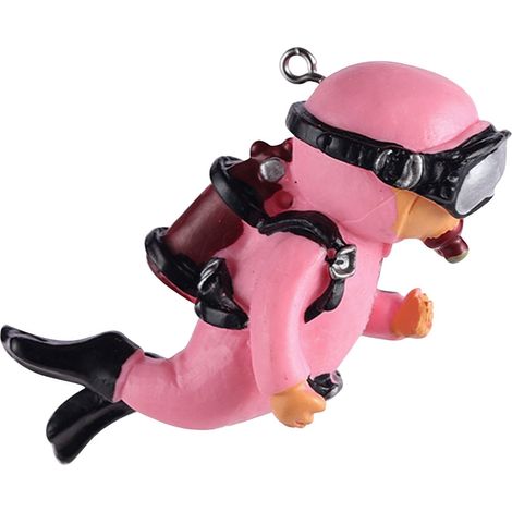 Diver - Décoration Aquarium En PVC - Pour Aquariums D'eau Douce - Taille 7 x 3 cm - 1 Pièce (1/2)