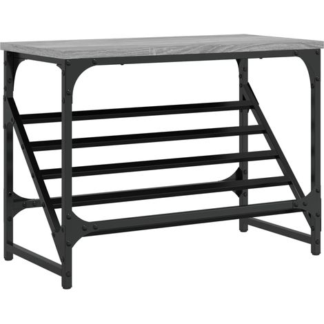 Étagère à chaussures, Range-chaussures sonoma gris 60x30x45 cm bois d'ingénierie fr9881 - Maison La Vie (1/5)