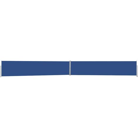 Maison Exclusive - Ausziehbare Seitenmarkise 140x1200 cm Blau (1/5)