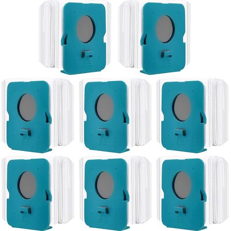 Lot de 8 Sacs de Rechange pour Aspirateur Sans Fil Samsung Bespoke Jet VCA-ADB95, Cordless Stick Aspirateur Pièces de Rechange, Clean Station Remplacement, Accessoires pour Aspirateurs (1/5)