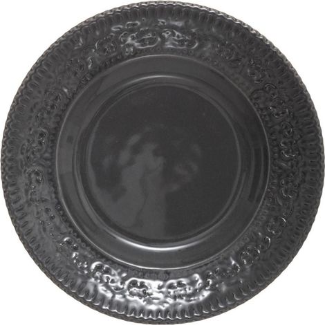 Lot de 6 Assiettes à Dessert "Gypsy" 22cm Gris (1/3)