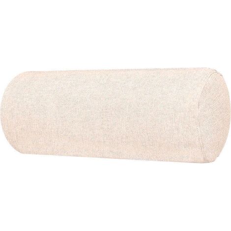 Almohada rulo cojin decorativo de poliuretano firmeza alta  Crudo - 45X20 cm