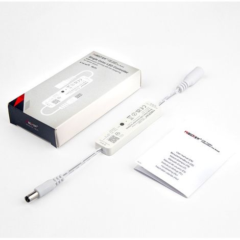 Jandei - Mini Controlador para tiras led monocolor 12V/24V 6A Conexión macho-hembra. Miboxer MLR1