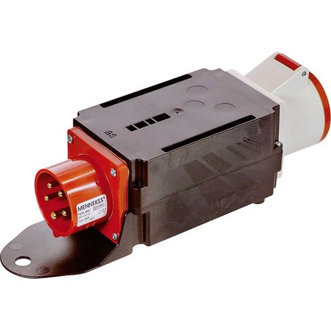 as-Schwabe Adapter MIXO mit Phasenw. 16A Phasenw. auf 32A Dose