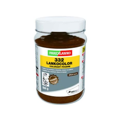 Farbpulver 332 LANKOCOLOR PAREXLANKO - Mörtel, Zement, Gips - dunkelbraun - 800 g