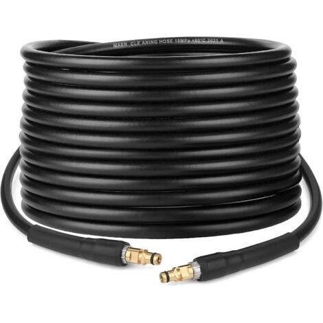 Sollbry 6m Tuyau d'extension de tuyau de rechange haute pression pour nettoyeur haute pression Karcher K Series K2 K3 K4 K5 K6 K7 Click Plug Quick Connector (1/5)