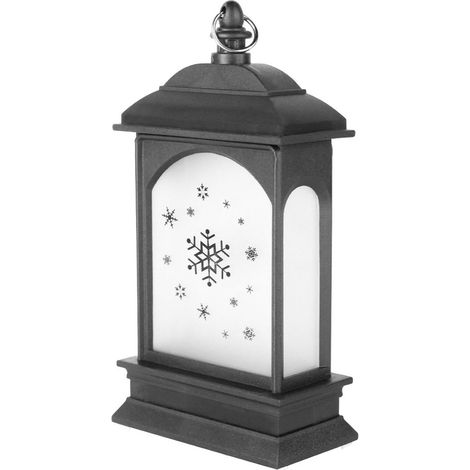 Lanterne De Noël - Veilleuse À Pile - Décoration Intérieure Et Extérieure - 13,8 X 7 X 3,8 Cm - 1 Pièce (1/5)