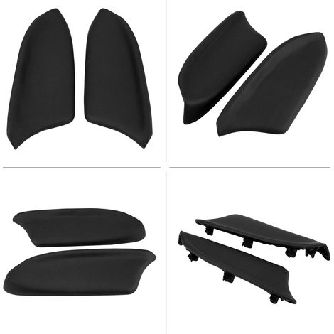 1 Paire de panneaux de porte latéraux avec accoudoir pour Honda Accord 2008-2013 Noir (1/5)