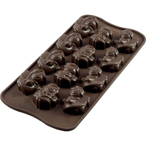 SILIKOMART - SCG27 CHOCO ANGELS - Stampo in silicone 35x30 h 16 mm (1/4)
