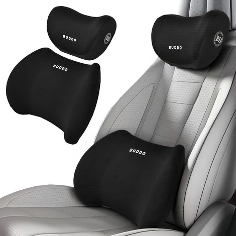 Comfortable Car Lumbar Support Pillow Headrest Ergonomic Car Seat Neck Back Pain Relief (1/5)