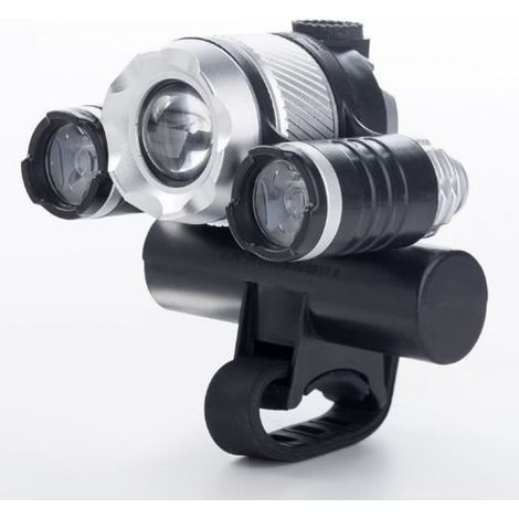 Phare avant vélo 300 lumens, rechargeable par USB, fixation sécurisée, accessoire éclairage pour cyclisme (1/4)