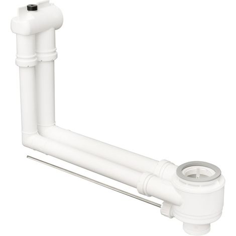 Hansgrohe Ablaufgarnitur, Überlaufgarnitur für Excenterbetätigung für Waschbecken (1/2)