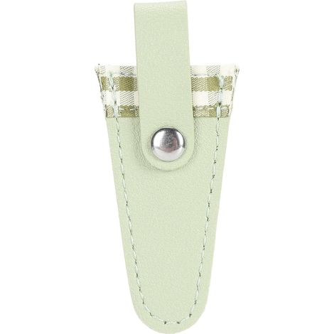Étui de protection pour ciseaux couture, housse en cuir PU broderie, (1/5)