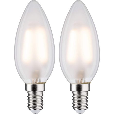 Paulmann 28636 Lampadina LED candela 2 lampadine da 3 Watt opaco lampadina a bulbo illuminazione 2700 K E14 (1/5)