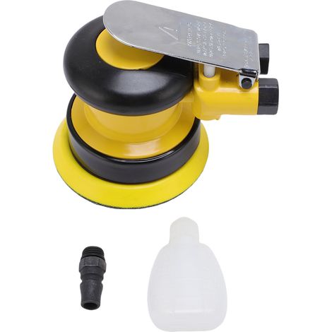 4-Zoll-Druckluftschleifer, 10.000 U/min, 1/4-Zoll-Einlass, vibrationsarmer, doppelwirkender Druckluftpolierer zum Polieren von Schiffen und Autos (1/5)