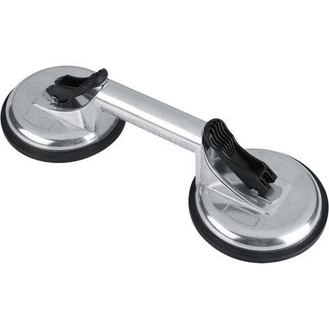 Jeffergarden VentouseAlliage d'aluminium Ventouse Professionnelle Double Plaques Verre Lifter Mover Dent Extracteur (1/5)