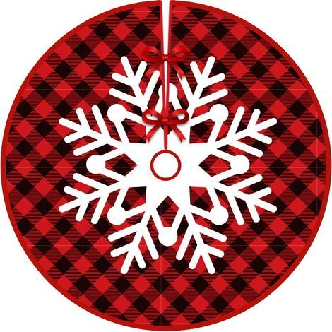 90cm diameter Christmas tree skirt, Christmas tree background aprons, Christmas tree decoration, home decor (Style 9) (1/4)