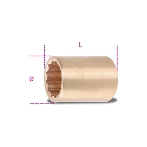Beta 926BA Chiave bussola poligonale antiscintilla 3/4" - 24