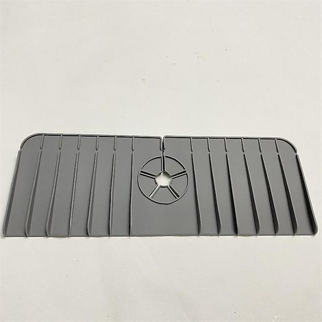 Stück schwarze Silikon-Wasserhahn-Griff-Abtropfmatte für Badezimmerwaschbecken (1/5)