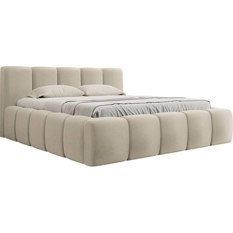 Cama TrendyNest Vulpora I, Paros 01, Doble, 140x200, Tapiz, Somieres, 160x222x71cm
