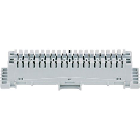 3M DE620045679 79101-510 00 LSA-PLUS BAUREIHE 2 ANSCHLUSSLEISTE 10 DOPPELADERN GRAU IN