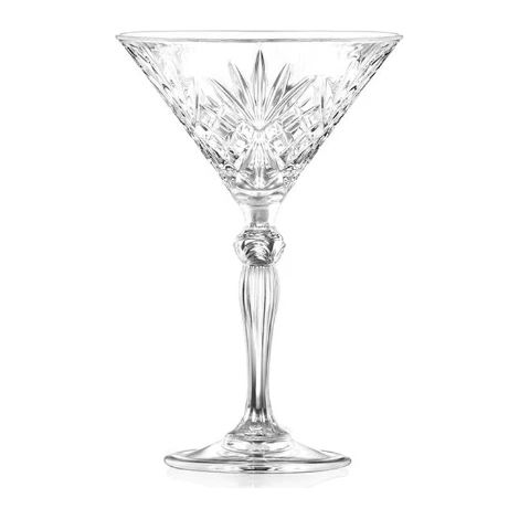 Set 6 Calici Liquore Martini in Vetro Melodia 21 cl RCR