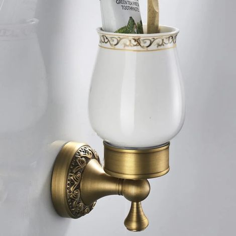 Soporte para accesorios de baño “Baño elegante en bronce antiguo” (1/5)
