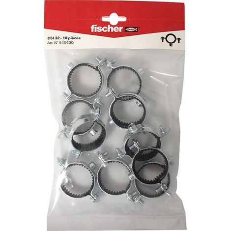 10 colliers simple isophonique 7x150 Ø32 - Fischer (1/3)
