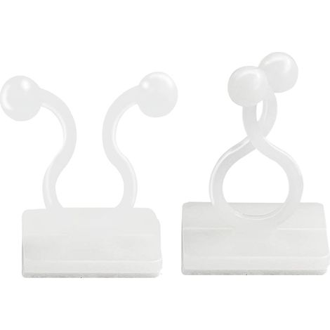 Lot de 50 clips pour plantes, autocollants pour plantes de jardin, avec supports pour plantes grimpantes. (1/5)