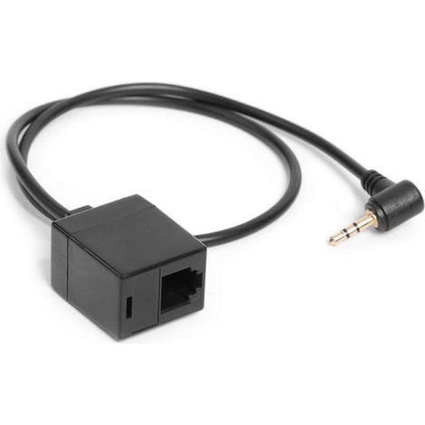 Adaptateur de câble d'extension 2,5 mm mâle vers RJ9 4P4C femelle (1/5)