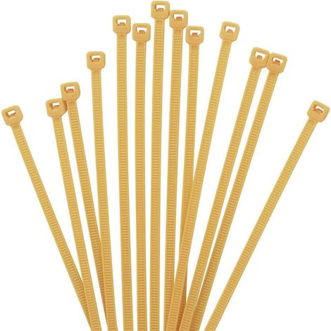 Kabelbinder 1000 Stück Gold 150mm 2,5mm 8,1kg 150 mm x 2.5 mm Gold (1/5)