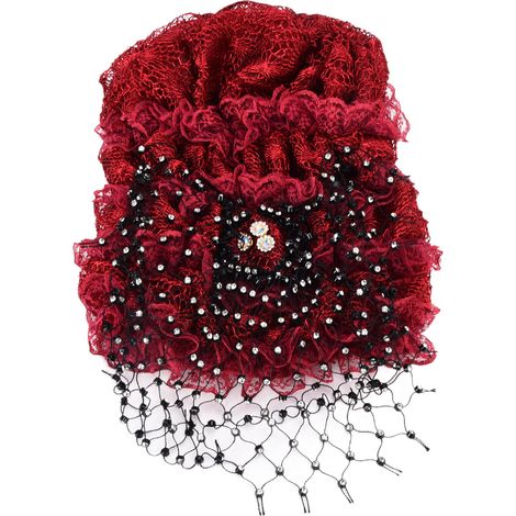 Bandeau cheveux souple respirant confortable élastique accessoires coiffure tendance pour femmes filles Bordeaux (1/5)