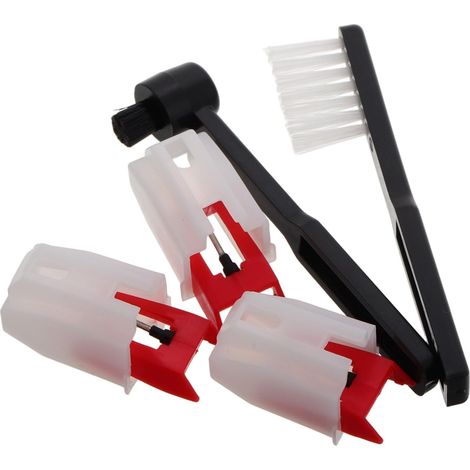 Kit De Nettoyage pour Disques Vinyles Brosse pour Disque Aiguille De Remplacement pour Tourne-disques Accessoire Phonographique (1/5)